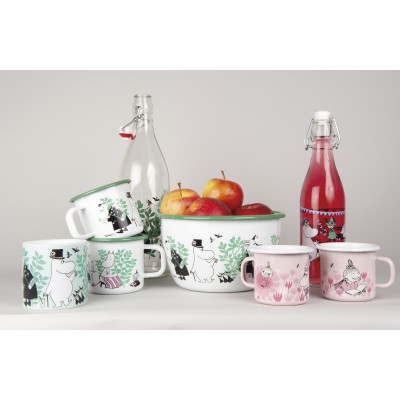 Moomin Кружка эмалированная Девушка в саду, 250 мл (ТОВАР ИЗ АУТЛЕТА)