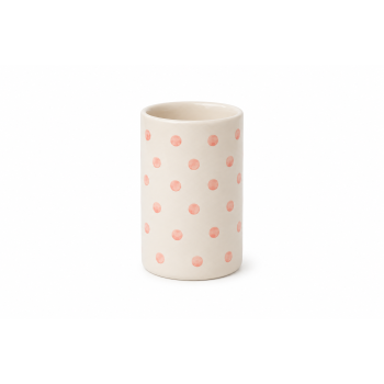 Подставка для столовых приборов with pink dots