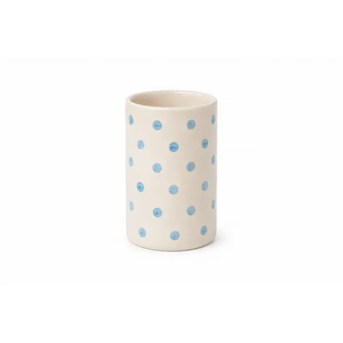 Подставка для столовых приборов with blue dots 18x11 см