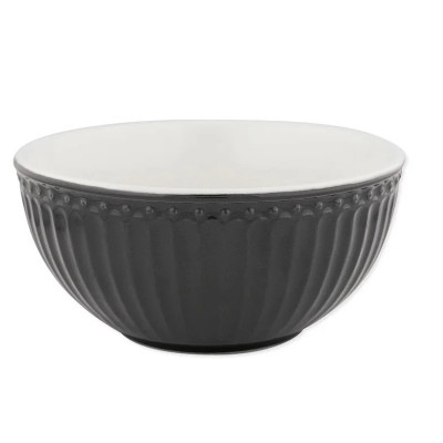 Пиала Alice dark grey 14 см