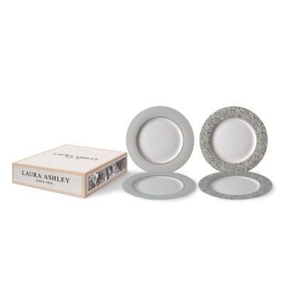 Набор тарелок Laura Ashley Wild Clematis 23 см 4 шт