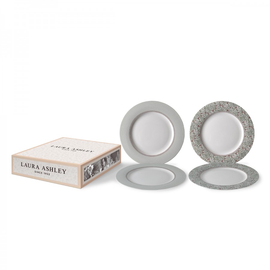 Набор тарелок Laura Ashley Wild Clematis 23 см 4 шт