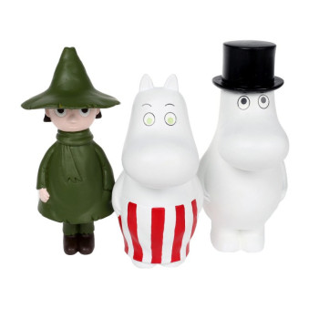 Фигурки для ванной Moomin семья 3 пр.