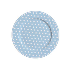 Десертная тарелка Blue with dots 19 см