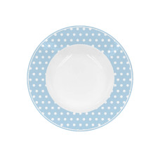 Глубокая тарелка Blue with dots 22 см