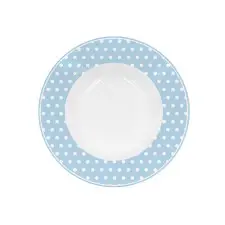 Глубокая тарелка Blue with dots 22 см
