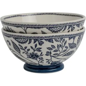 Набор пиал Laura Ashley Hedingham Blue 15,5 см, 2 шт