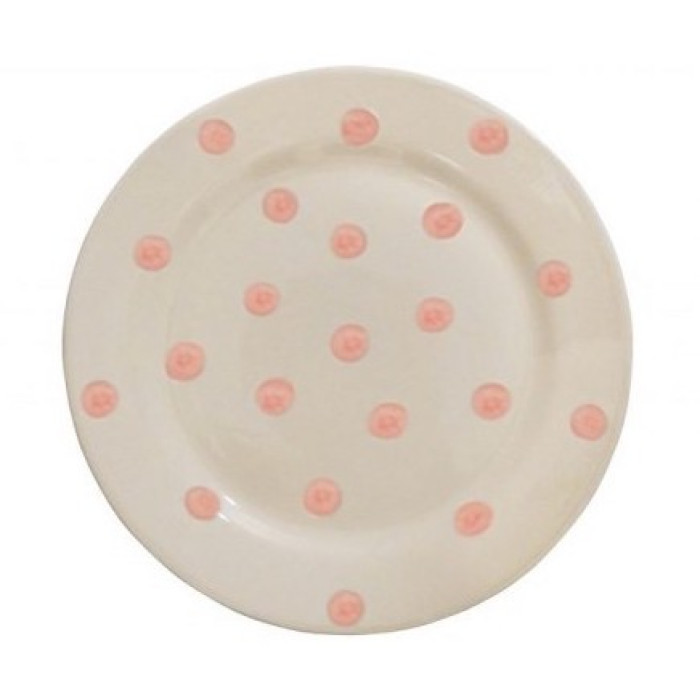 Десертная тарелка with Pink dots 20 см