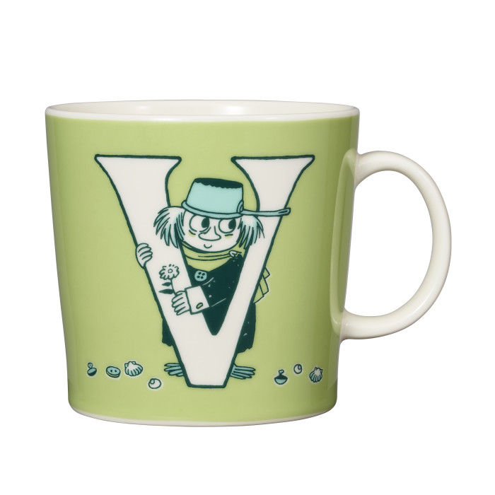 Кружка Moomin Алфавит, буква V, 400 мл.