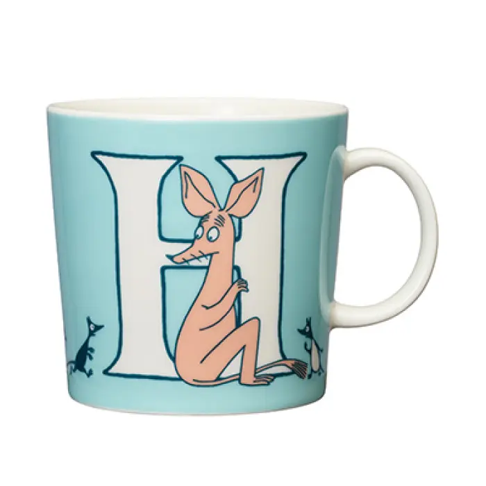 Кружка Moomin Алфавит, буква H, 400 мл