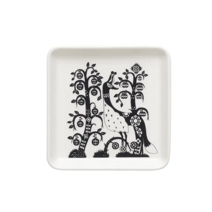 Taika Тарелка 12х12 см, black