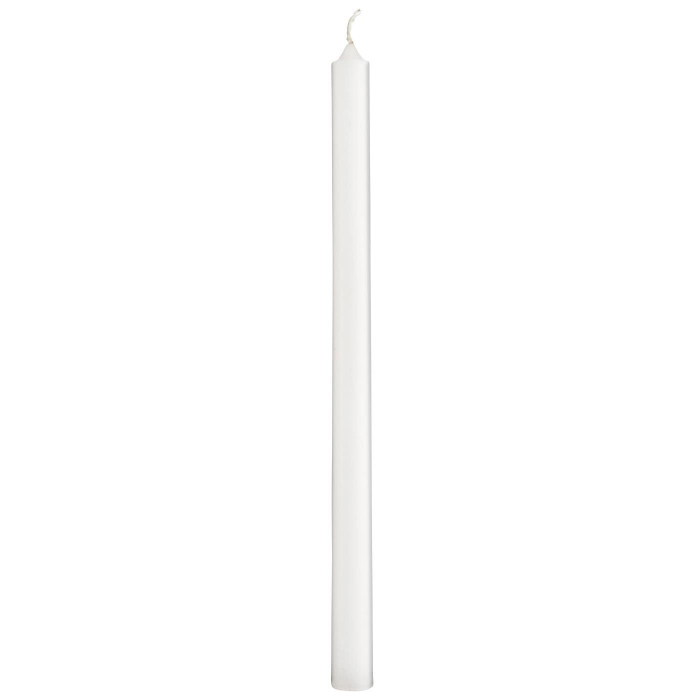 Свеча длинная white