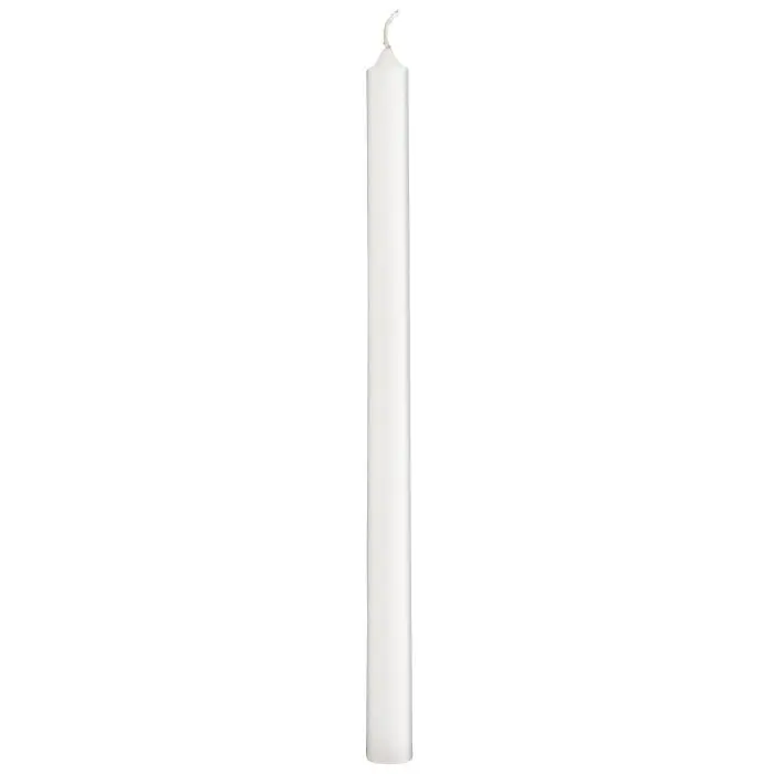 Свеча длинная white