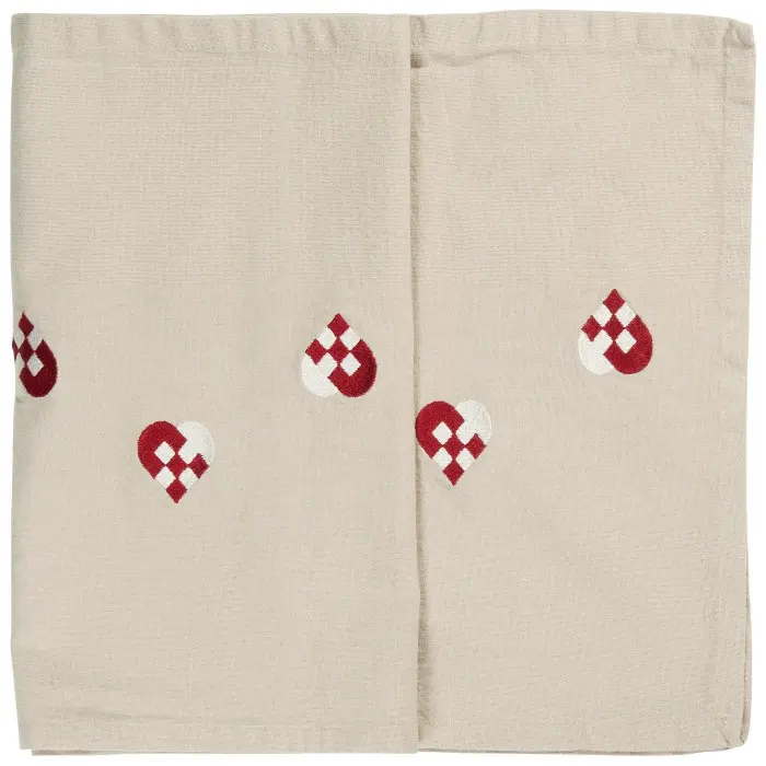 Столовая дорожка Tradition braided hearts linen coloured 34х160 см