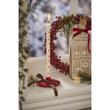 Свеча red hearts stearin Nordic Swan Eco-label