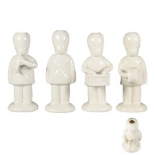 Подсвечник Old Christmas Soldier white 13,5 см, в асс.