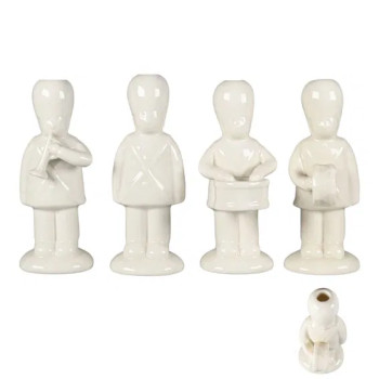 Подсвечник Old Christmas Soldier white 13,5 см, в асс.