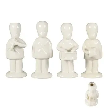 Подсвечник Old Christmas Soldier white 13,5 см, в асс.