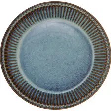 Тарелка Alice oyster blue 23 см