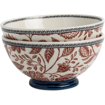 Набор пиал Laura Ashley Hedingham Blue Terra 15,5 см, 2 шт