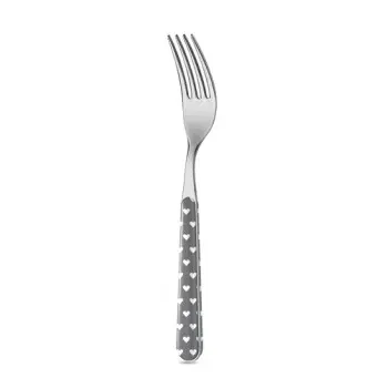 Вилка Cuoricini Heart Grey