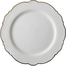 Тарелка Dutch Rose Irregular White Gold 26 см