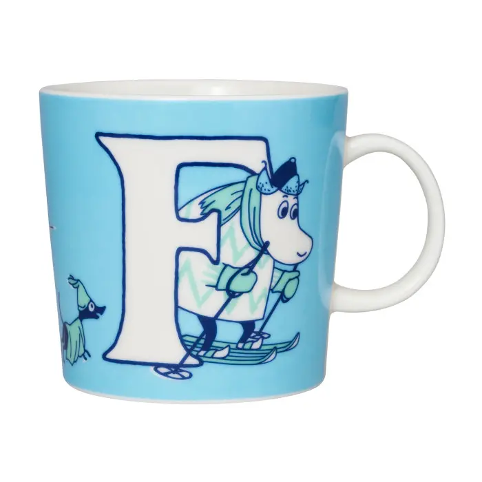 Кружка Moomin Алфавит, буква F, 400 мл