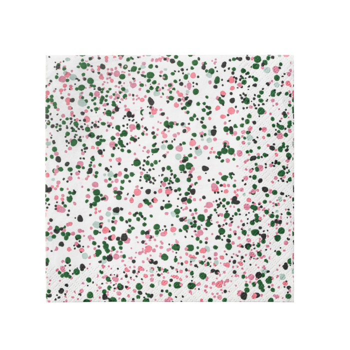 Салфетки бумажные OTC Helle pink/green 33x33 см, 20 шт