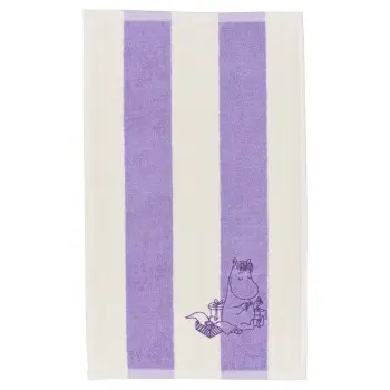 Полотенце для рук Moomin Фрекен Снорк purple stripe 30х50 см