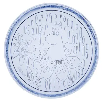 Тарелка Moomin Мистический лес aqua blue, 15,5 см