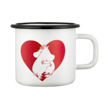 Кружка эмалированная Moomin Любовь 370 мл (ТОВАР ИЗ АУТЛЕТА)
