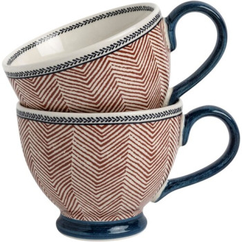 Набор кружек Laura Ashley Edwin Blue Terra 430 мл, 2 шт