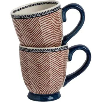 Набор кружек Laura Ashley Edwin Blue Terra 200 мл, 2 шт