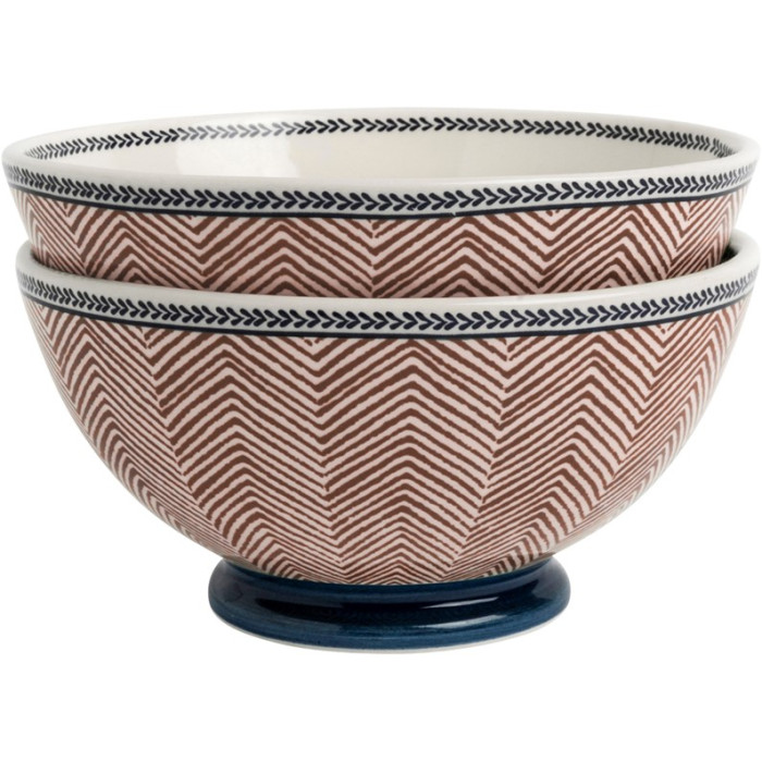 Набор пиал Laura Ashley Edwin Blue Terra 15,5 см, 2 шт