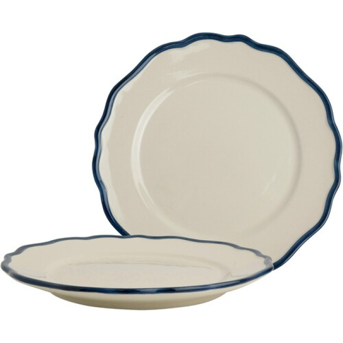 Набор тарелок Laura Ashley Solid Blue 27 см, 2 шт