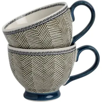 Набор кружек Laura Ashley Edwin Blue Sage 430 мл, 2 шт