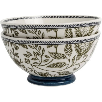 Набор пиал Laura Ashley Hedingham Blue Sage 15,5 см, 2 шт