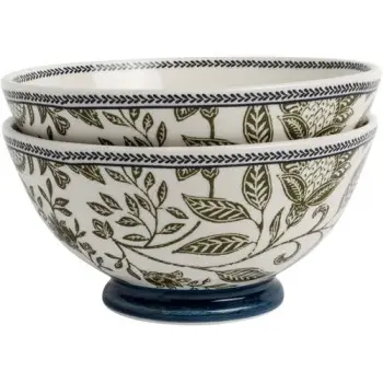 Набор пиал Laura Ashley Hedingham Blue Sage 15,5 см, 2 шт