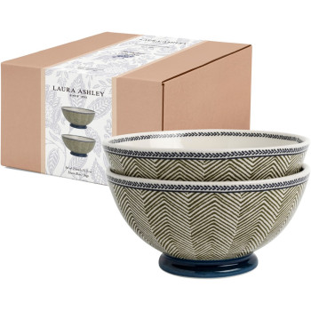 Набор пиал Laura Ashley Edwin Blue Sage 15,5 см, 2 шт