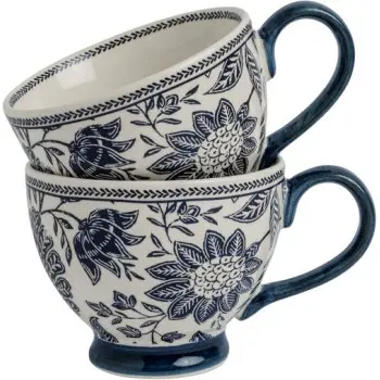 Набор кружек Laura Ashley Hedingham Blue 430 мл, 2 шт