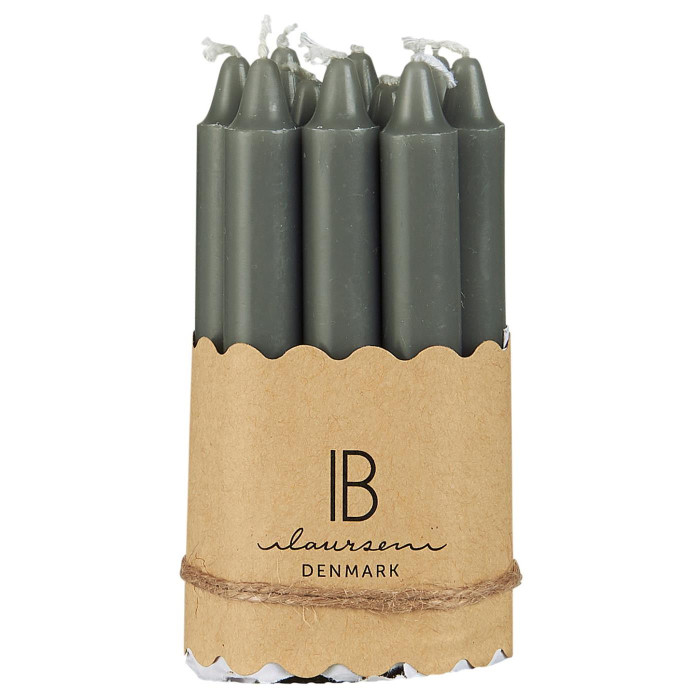 Набор свечей dark grey 1,3 см, 10 шт