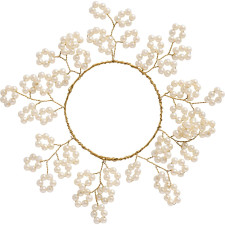 Венок мини white beads Magic and Wishes inside 5 см