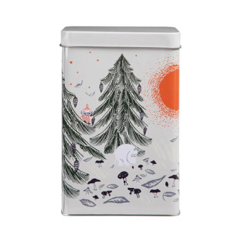 Банка для кофе Moomin Первобытный лес white