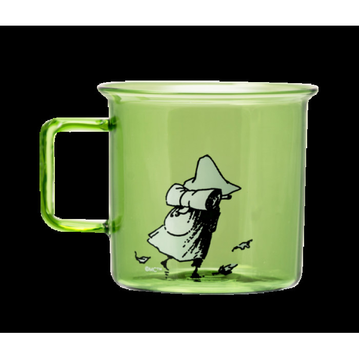 Кружка стеклянная Moomin Снусмумрик 350 мл (ТОВАР ИЗ АУТЛЕТА)