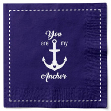 Салфетки бумажные Nautical Anchor 33х33 см, 20 шт