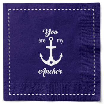 Салфетки бумажные Nautical Anchor 33х33 см, 20 шт