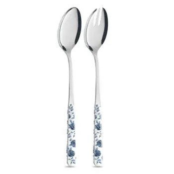 Набор приборов для салата Vintage Floreal Roses Blue 2 шт