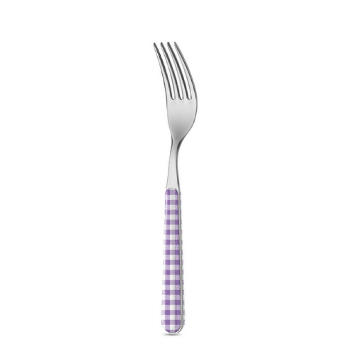 Вилка Checked Lilac