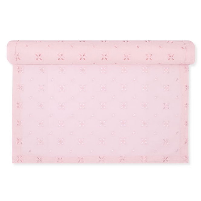 Столовая дорожка Lace pale pink 50x150 см