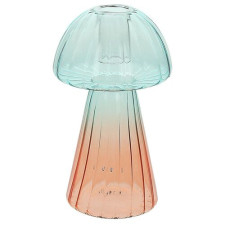 Подсвечник Gl Design Mushroom Arancio/Blu 15 см